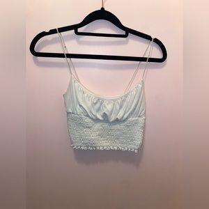 Urban Outfitters white ruffled top